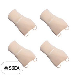 인콘트로 골프 손등토시, 살구색, 56개