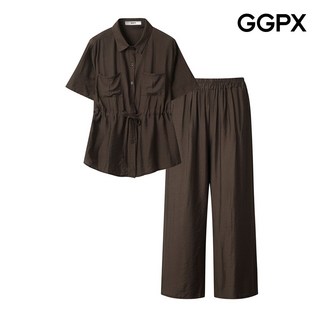 GGPX 투 포켓 스트링 셔츠 앤 팬츠 투피스 GP4OP064F