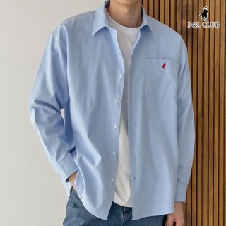 P&L 클럽 남성 옥스포드 셔츠 데일리 오버핏 프리미엄 남방