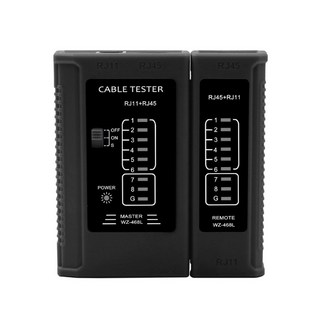 네트워크 테스터기 라인 RJ45 네트워킹 와이어 LAN 테스터 요소 파인더 도구 제어 RJ11 다기능 케이블 테스트, A, 1개