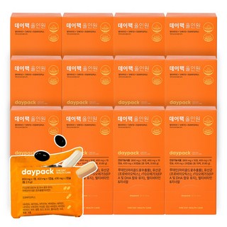 데이팩 올인원 유산균+오메가3+루테인+멀티비타민+미네랄, 15회분, 12개