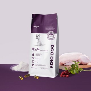 베노독 강아지 기능성 사료, 피부/피모, 1.8kg, 1개