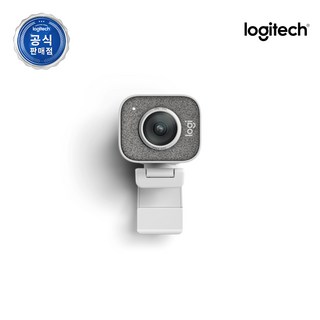 로지텍코리아 스트림캠 스트리밍용 웹캠 USB-C타입 FHD 1080P 60FPS지원 스마트오토포커스 내장마이크 스트리밍최적화, OFF-WHITE