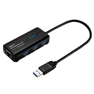 NEXT-UH303LAN USB3.0 3포트허브 + RJ-45 LAN포트 콤보
