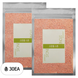 고운물 모래 1.3kg, 핑크, 30개