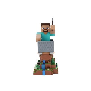 Cable Guys - Minecraft Creeper Gaming Accessories Holder & Phone for Most Controller Xbox Play St, 스티브