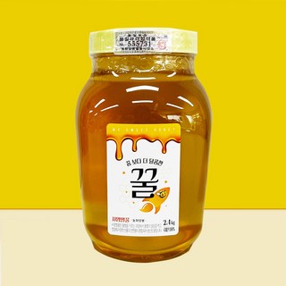 동화양봉 사양벌꿀 대용량, 1개, 2.4kg