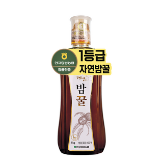 한국양봉농협 밤꿀, 1개, 1kg
