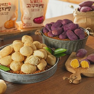삼립 초당 옥수수크림 소보루, 105g, 10개 구황작물빵 12 담백한 감자빵 20개 + 달콤한 고구마빵 20개, 1개