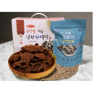 춘향골 초코 김부각 선물세트 40g 수제 간식 바삭한 김스낵 프리미엄 디저트, 10개