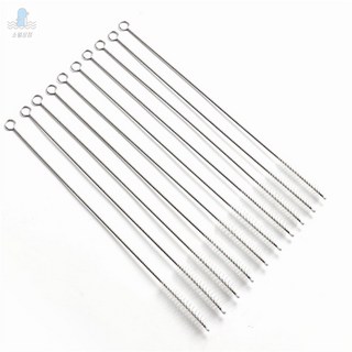 라원 스텐 빨대 세척솔 10P 24CM 아기젓병세척솔