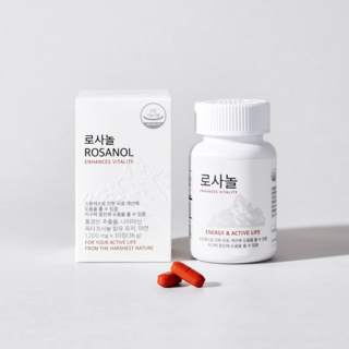 로사놀 스트레스 피로 개선 & 지구력 영양제 1200mg, 1개, 30정 대표 이미지 - 체력강화 추천