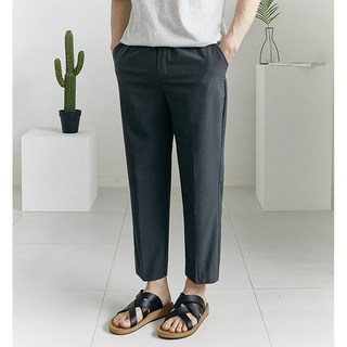 넛지어패럴 / 남자 여름 구김제로 찰랑찰랑 밴딩 슬랙스