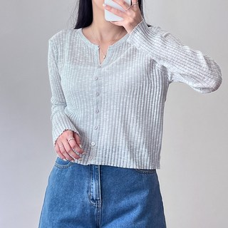 걸즈팩토리 여성용 포나썸머 심플 데일리 무지 긴팔가디건