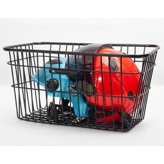 자전거바구니 고정식 바스켓 대형, 1개, 50 뚜껑미포함 +앞쪽