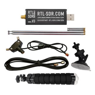 RTLSDR 블로그 RTL SDR V3 R820T2 RTL2832U 1PPM TCXO SMA 소프트웨어 정의 라디오 다목적 다이폴 안테나 포함