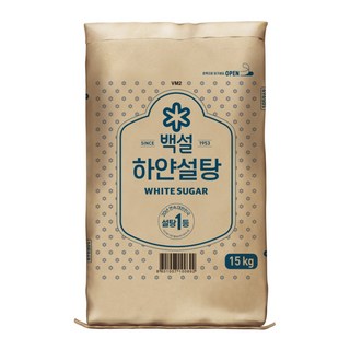 CJ제일제당 백설 하얀설탕 15kg 1개 상품 이미지