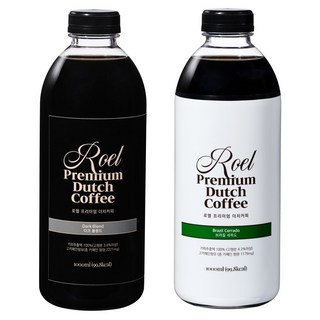 로엘 더치커피 콜드브루 원액 다크 블렌드 1L + 브라질 1L, 2개, 1개입