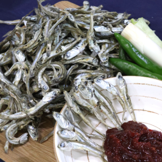 [한입 사이즈 100% 국산] 고추장을 찍어도 짜지않고 맛있는 햇 고바 중멸치 1.5kg, 1개