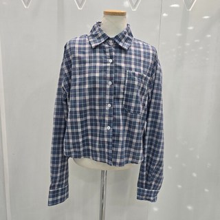 밸리걸 체크패턴 코튼남방129970