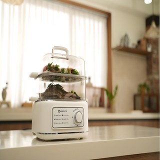 셀렉프로 스팀 멀티쿠커 3단 전기찜기
