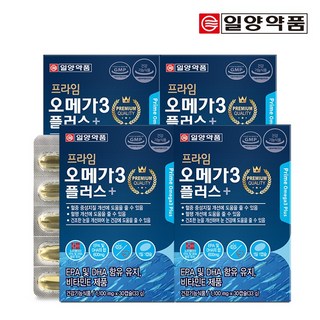일양약품 프라임 오메가3 플러스, 30정, 4박스
