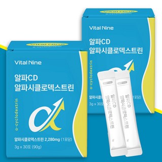 [온라인공식판매] 포미큐어 알파CD분말 알파시디시클로덱스트린2 280 HACCP인증 알파시디, 2세트, 30회분