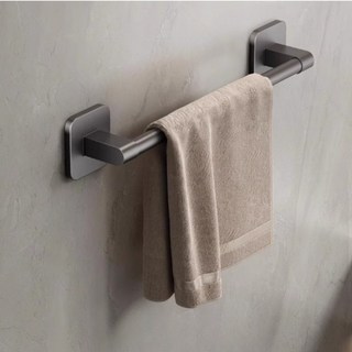 ErrifY 강력한 무타공 접착식 욕실 화장실 수건걸이, 스톤그레이, 1개