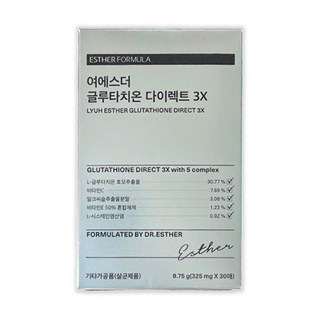 여에스더 글루타치온 다이렉트 3X 30매, 9.75g, 1개