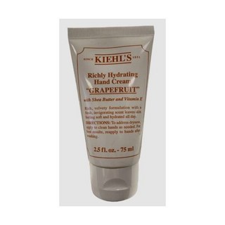 Kiehls 18달러 키엘의 리치 하이드레이팅 자몽 향 핸드크림 사이즈 2.5온스 75mL, 1개