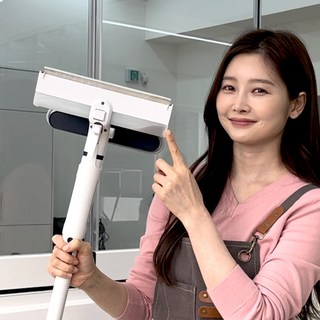 퀸마루 포켓 자동물받이 유리창닦이 청소밀대 스프레이 유리창청소 스퀴지 1개 상품 이미지