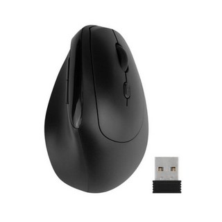 코시 무소음 버티컬 무선마우스, 블랙, M4003WL