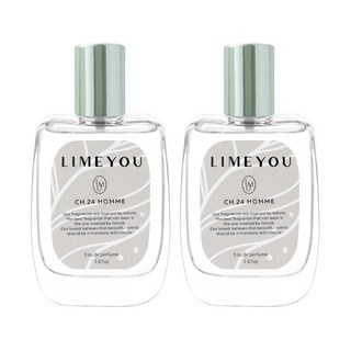 라임유 CH24 Homme 오 드 퍼퓸 니치 향수, 50ml, 2개