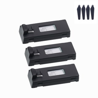 E88 RC 쿼드콥터 부품용 리포 배터리 Ls-E525 E99 K3 미니 드론용 3.7V 1800mAh, 18 3pcs battery, 3개