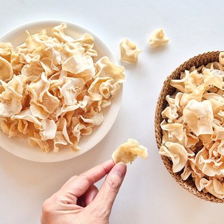 보름달 꽃 목이버섯 백목이 흰목이 건조 버섯500g, 1개, 500g