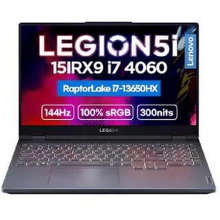 레노버 2024 리전 5i 15IRX9 코어i7 인텔 13세대 지포스 RTX 4060, stormGrey, 2TB, 24GB, WIN11 Pro, 83JJ0009KR