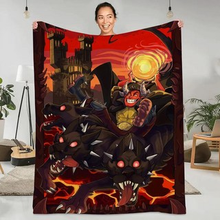 히어로즈 오브 마이트 앤 매직 레트로 게임 담요 소파 침대 린넨, 13.z6, 1개, B.75x100cm