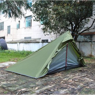 에어텐트 대형 4인용 감성 그린 트레킹 폴 텐트