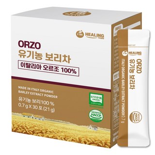 아임힐링 오르조 유기농 보리차, 0.7g, 30개입, 1개