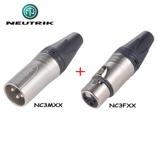 스위스 뉴트릭 NC3MXX 3 극 수 케이블 커넥터 니켈 하우징 및 실버 접점 정품, 1 pcs, [01] NC3MXX and NC3FXX