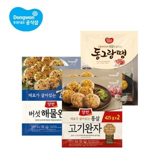 동그랑땡 710g / 버섯해물완자425g / 통살고기완자425g 4봉, 02. 양반 버섯해물완자 425g 4봉, 4개, 425g