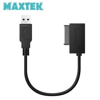 [MAXTEK] 맥스텍 USB to Slimline SATA 변환 컨버터 노트북 ODD 연결 케이블 슬림라인 [MT600], 1개