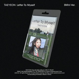 태연 미니 6집 앨범 Letter To Myself 소녀시대 SMINI, Gumbook 버전