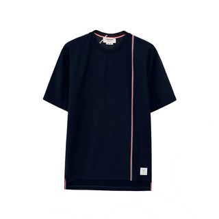 25SS 톰브라운 스트라이프 코튼 반팔 티셔츠 MJS252A