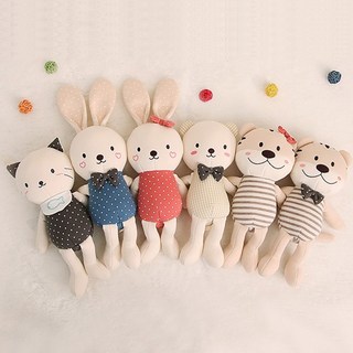 베베라온 오가닉 애착인형 아기 인형, 23_오가닉 강아지인형 두기_B (블루), 1개