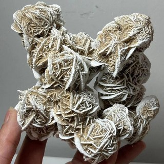 마법 자연 사막 장미 원석 클러스터 석영 크리스탈 광석 미네랄 레이키 치유석, 1개, 4. 310-400g