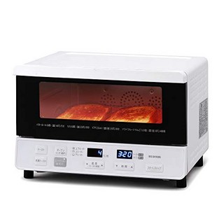 아이리스 오야마 오븐 토스터 1300W 63단계 온도 조절(35~230도) 스팀 조리 논 플라이 조리 저온 조리 식빵 4장 상하 히터 4개 마이크로컴퓨터식 화이트 2020년 모델 CMOT-S040