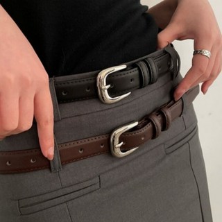 안트 여자 벨트 청바지용 원피스용 가죽 허리띠