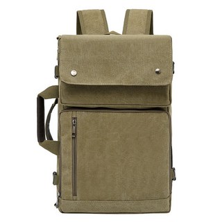 캔버스 배낭 남성 야외 멀티 위치 통근 학교 방수 옥스포드 천 가방 X690D
