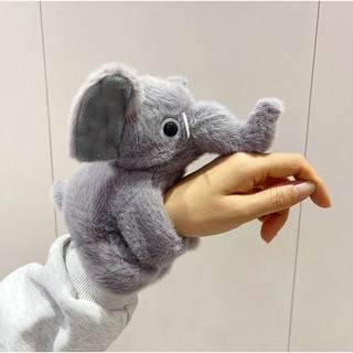 [귀여운 차량꾸미기] 자전거 킥보드 악세사리 핸들바 동물 자석인형 9종, 1개, 코끼리